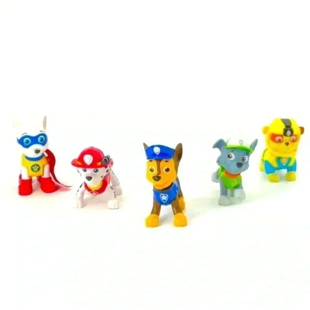 PAW PATRO 5  COLLECTIBLE TOY FIGURES